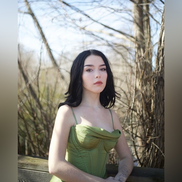 House of CB | Dresses | House Of Cb Myrna Corset Green Dress | Poshmark